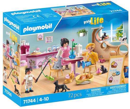 PLAYMOBIL My Life Kattencafé 71744