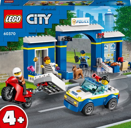 LEGO City Achtervolging politiebureau Bouwset - 60370