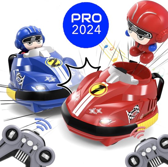 Bestuurbare Botsauto's PRO / RC Bumper Cars | Afstandbestuurbare Elektrische Botsauto | Populair Bekend Van TikTok - RC Bumpers - Montessori Speelgoed - Fijne Motoriek