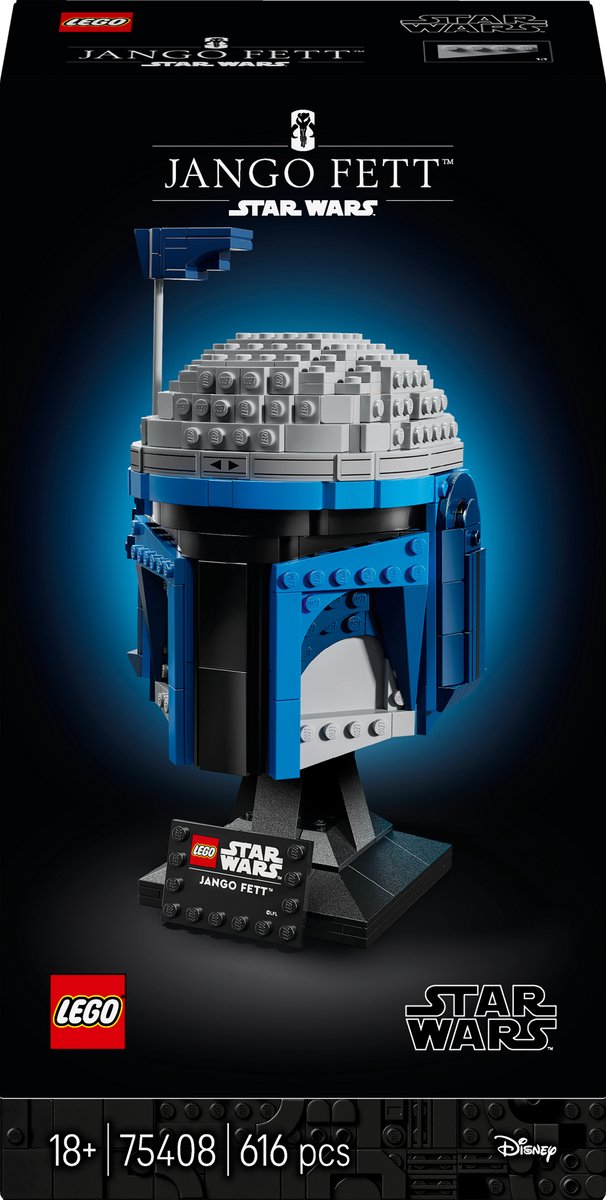 LEGO® Star Wars™ Jango Fett™ Helm voor Volwassenen - 75408