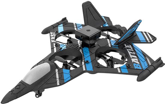 Xd Xtreme - RC vliegtuig - drone voor kinderen - blauw met zwart - stunt drone