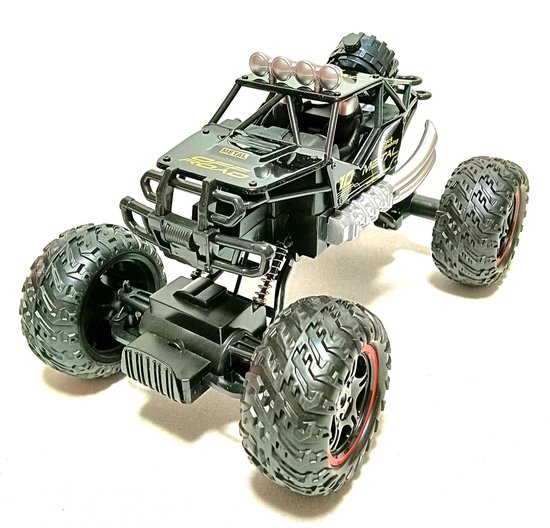 rc auto RC Rock Ranger Terreinwagen Oplaadbare radiografisch bestuurbare auto off-road rock crawler, monstertruck met mist, rookspray, speelgoed