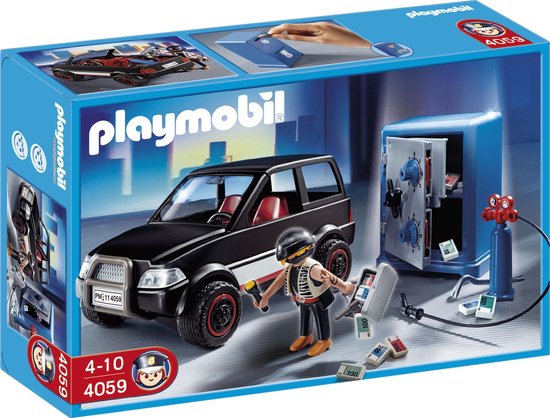 Playmobil Brandkastkraker Met Vluchtauto - 4059