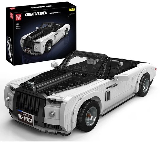 Comnox - Mould King - Luxe Cabrio Bouwset - 1603 Stukjes - LEGO Compatible - Creatief Voertuigmodel voor Tieners & Volwassenen