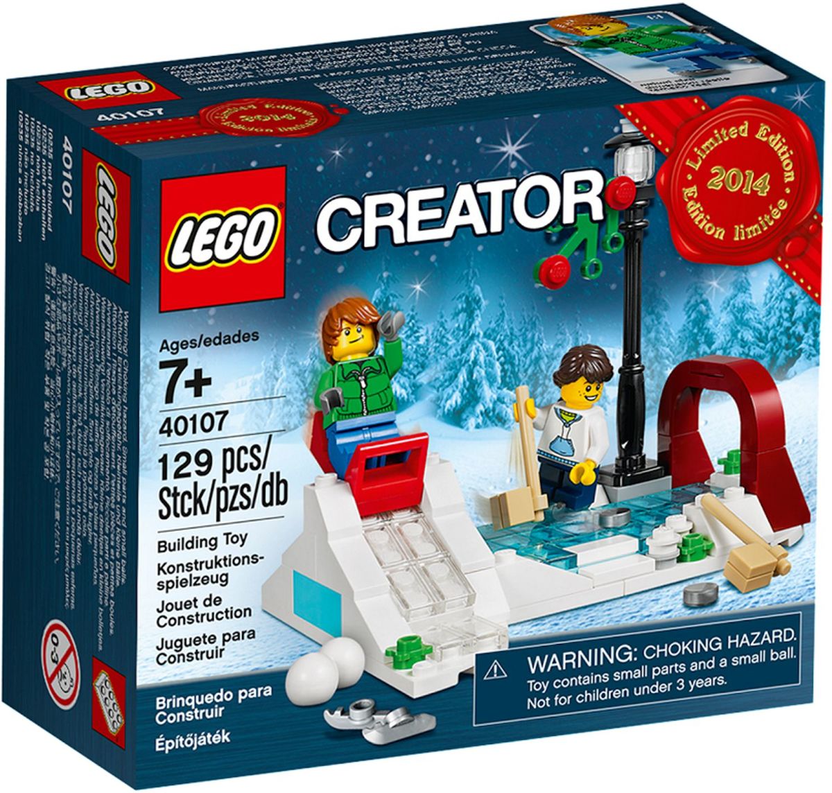 LEGO Creator Holiday Winter Skating Scene 40107 Speelgoedbazaar.nl